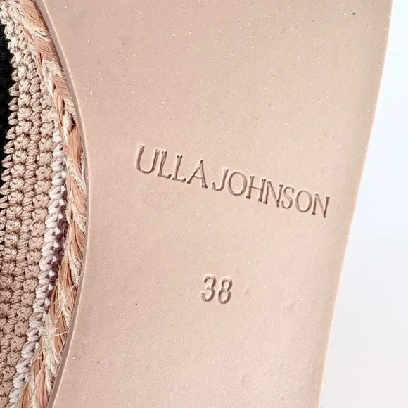 ULLA JOHNSON LUCIA CROCHET-KNIT ESPADRILLES - Picture 14 of 16